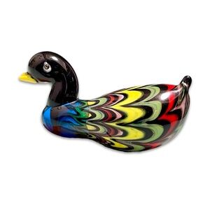❄️Sale❄️
 Vintage Murag
no Italy Colorful Glass Bird duck mini